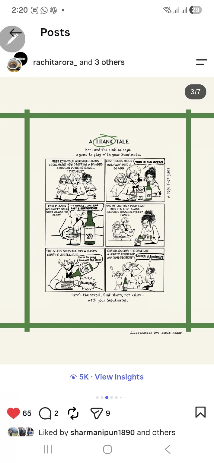 A Titanic Tale comic, illustration by Sumit Nahar